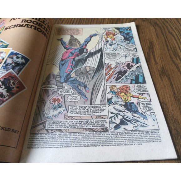 X-Factor #57 (August 1990 Marvel Comics) - Picture 3 of 3